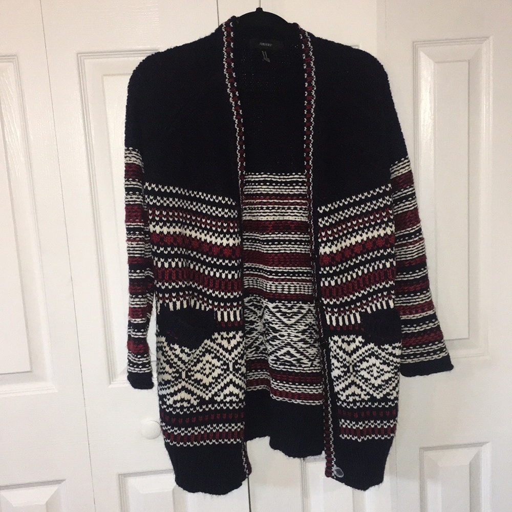 Forever21 think knitted cardigan